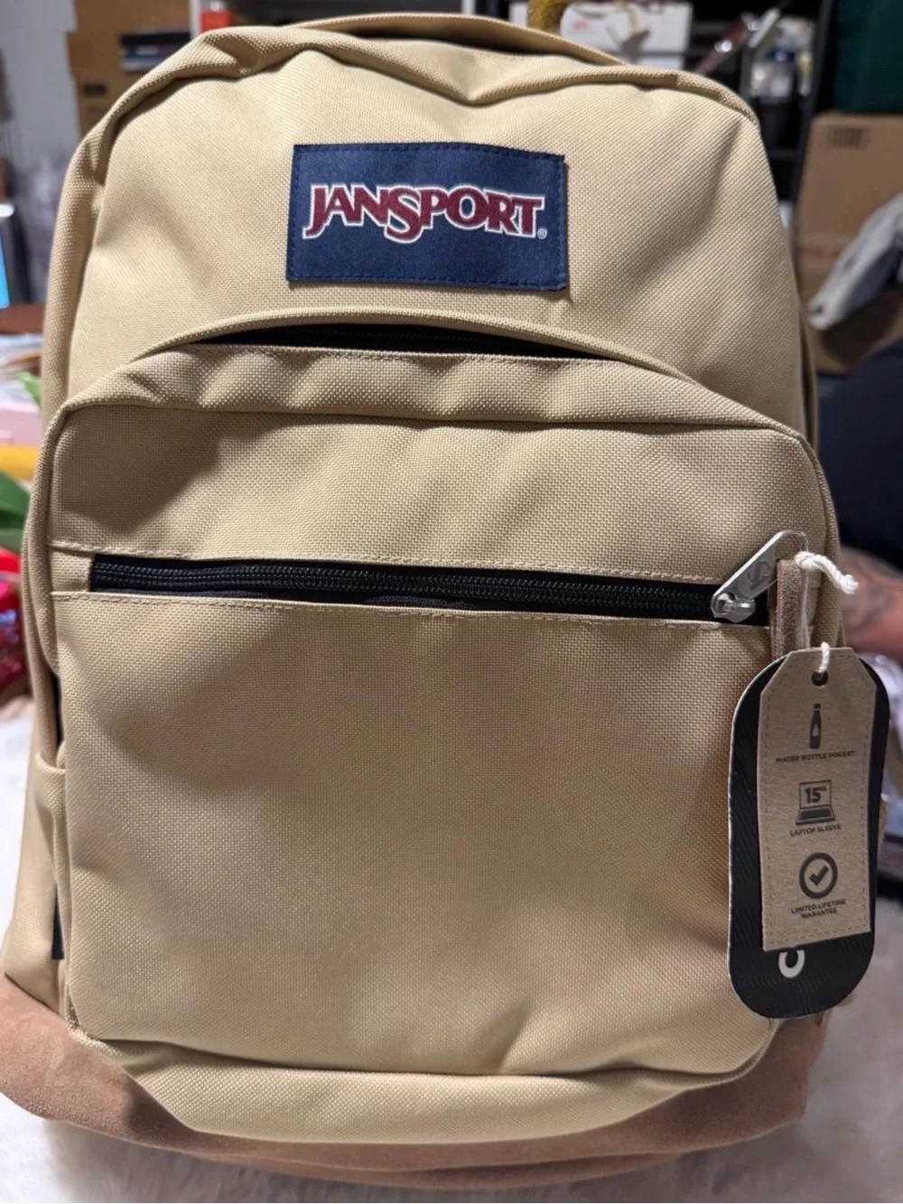 JanSport Men's Classic Tan Backpack
